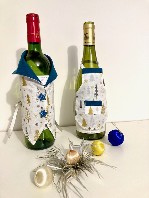 Gilet tablier bouteille pétrole